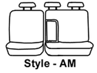 SS8440PCCH Covercraft Seat Cover Seat Style AM - 60/40 Split Bench