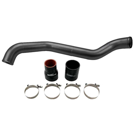 Wehrli WCF100349-GRY Wehrli 01-04 Chevrolet 6.6L LB7 Duramax Driver Side 3in Intercooler Pipe - WCFab Grey