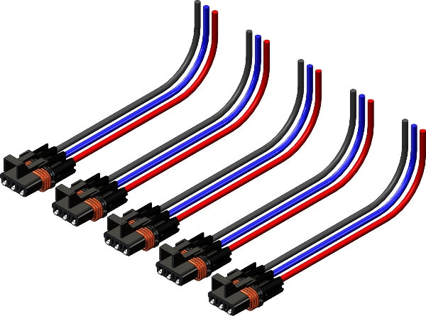 3 Pin Harness 5/Pk Pol