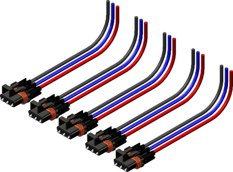 3 Pin Harness 5/Pk Pol