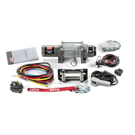 108214 Warn Vantage 4000 Steel Cable Winch - RV and Auto Parts