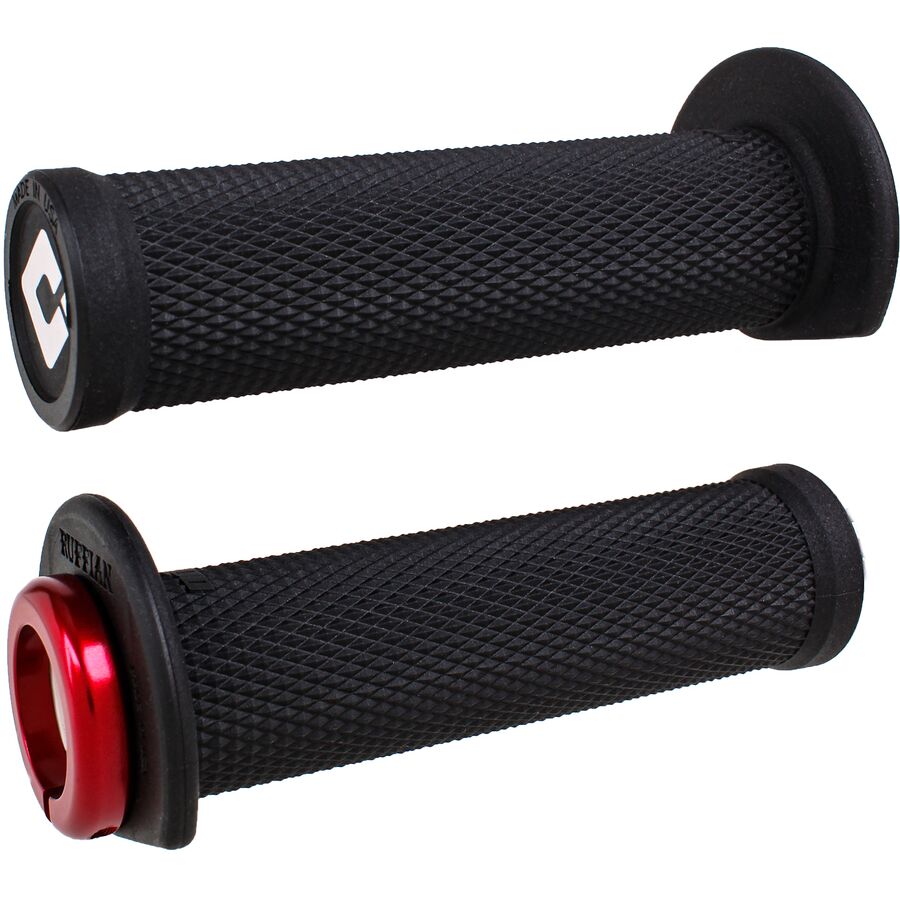 J33RFR-R Odi ATV Ruffian V2.1 Grip 125Mm Bright Red/Red