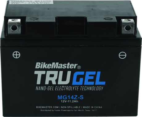 BikeMaster Trugel Battery MG14Z-S - RV and Auto Parts