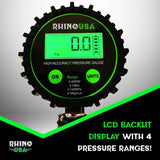 Rhino USA 200 Psi Digital Tire Inflator Gauge - Rhino USA