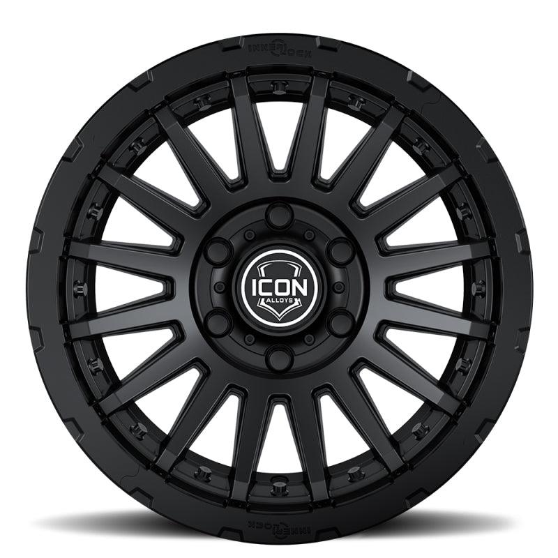 ICON Recon Pro 17x8.5 5x5 -6mm Offset 4.5in BS 71.5mm Bore Satin Black Wheel - RV and Auto Parts