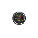 Russell Performance 100 psi fuel pressure gauge black face chrome case (Liquid-filled) - 650320