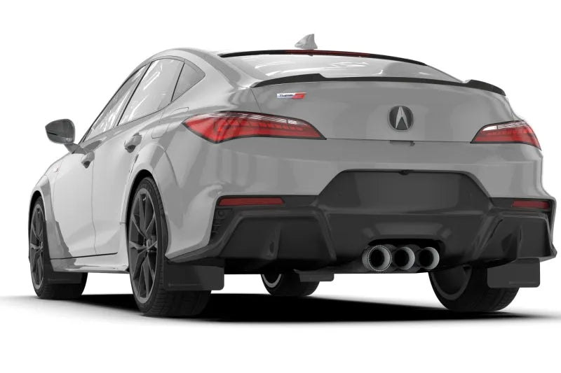 Rally Armor 23-24 Acura Integra + Integra A-Spec Black UR Mud Flap W/Dark Grey Logo (No Drill Req)