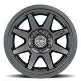 ICON Rebound 17x8.5 5x5 -6mm Offset 4.5in BS 71.5mm Bore Satin Black Wheel - RV and Auto Parts