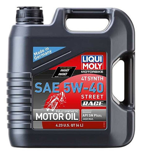 LIQUI MOLY 4L Motorbike 4T Synth 5W40 Street Race - LIQUI MOLY