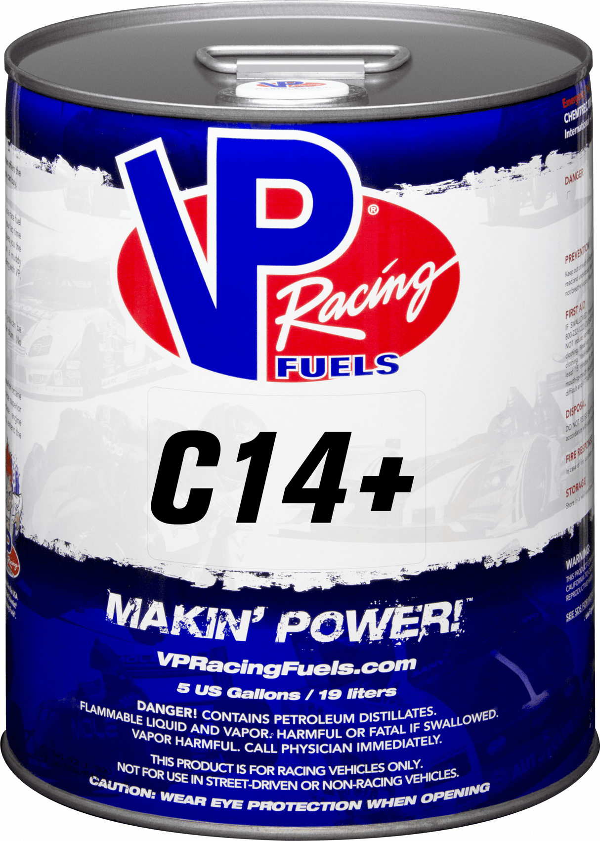 1222 Vp Racing C14+ Vp Fuel 5 Gal Pail - RV and Auto Parts