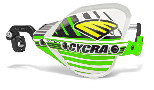 Cycra Factory Pro Bend CRM w/7/8 in. Clamp - Green - RV and Auto Parts