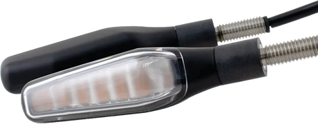 Gw 04 Led Turn Signals Sequential Matte Black Pair - RV and Auto Parts