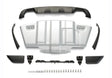 Ford Racing 2021+ Ford F-150 Front Skid Plate Kit with robust 3/16 thick powder-coated aluminum construction and enhanced protection for transmission and transfer case.