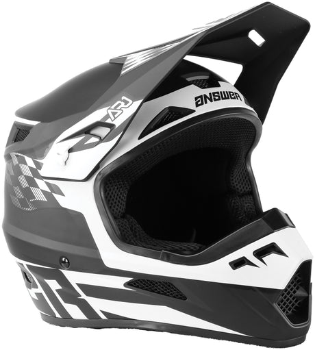 Answer AR1 Sweep Helmet Black/White Youth - Medium - Answer