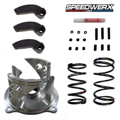 Speedwerx AC6000EXT-5-36 Stage Kit for Arctic Cat 6000, complete performance package with multiple stage tunes for various elevations, includes necessary components with instructions, ECU reflash may be required, direct ship from Speedwerx, RV, Automotive, Powersports, off-road, marine, exterior, truck accessories, interior, truck bed, rv parts, Powersports, Snow, AVADA - Best Sellers, New Products, Must Haves