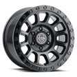 ICON Hulse 17 X 8.5 6 X 5.5 0mm Offset 4.75in BS Double Black - RV and Auto Parts