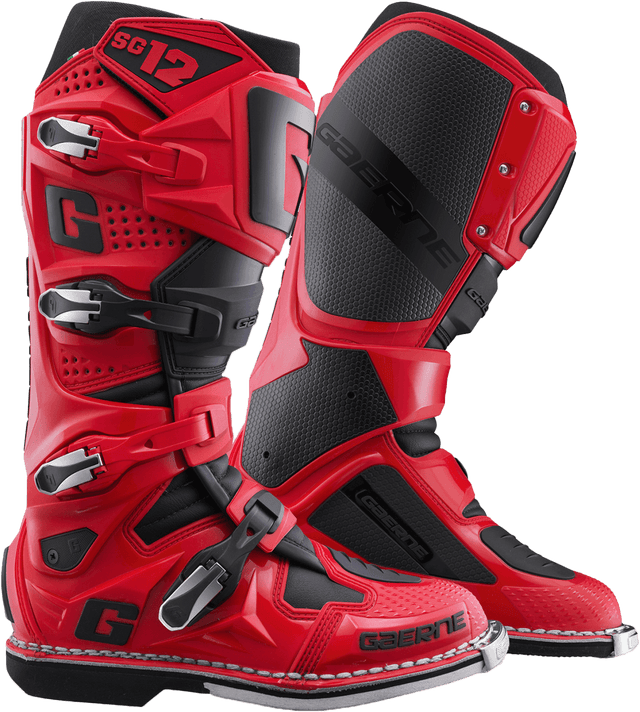 2174-105-47 Gaerne Sg-12 Boots Red/Black 12 - RV and Auto Parts