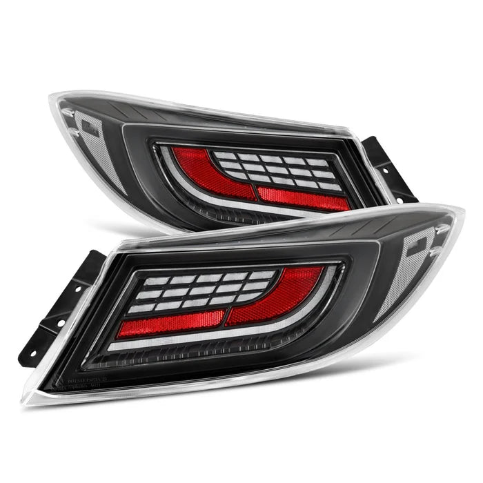 AlphaRex 22-24 Toyota GR86 LUXX LED Taillights Alpha-Black - 675040