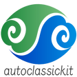 Logo for autocrassickit in green and blue colors, featuring stylized spiral shapes, RV, Automotive, Powersports, off-road, marine, exterior, truck accessories, interior, truck bed, rv parts, AVADA - Best Sellers,Must Haves