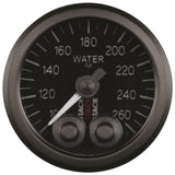 Autometer Stack Pro Control 52mm 100-260 deg F Water Temp Gauge - Black (1/8in NPTF Male) - ST3508