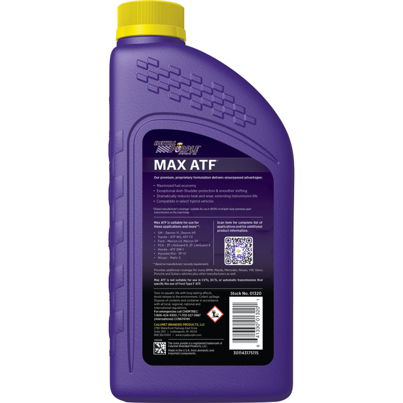 Royal Purple Max ATF Automatic Transmission Fluid - 1 Quart - RV and Auto Parts