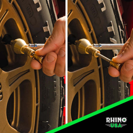 Rhino USA 60Psi Tire Deflator Gauge - Rhino USA