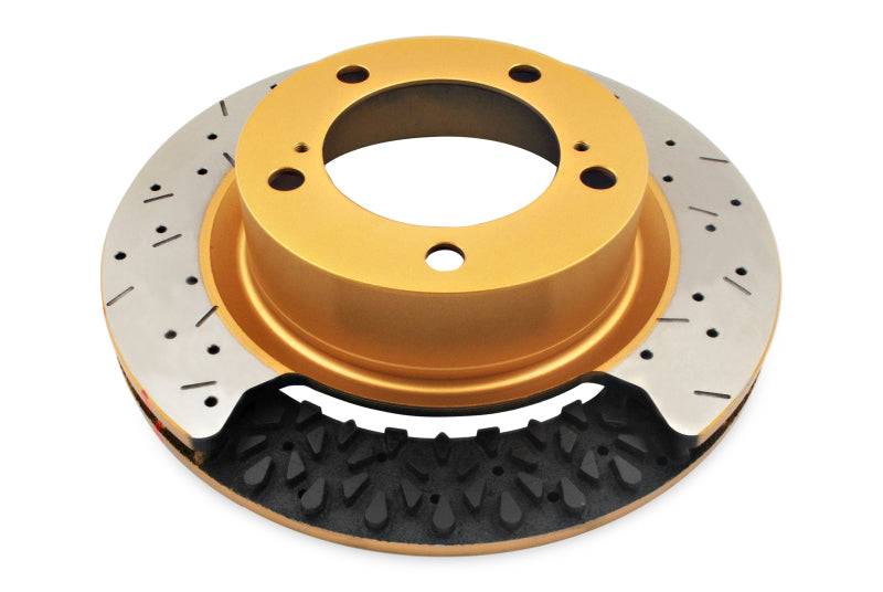 DBA 90-95 Chevy Corvette ZR-1 Front Drilled & Slotted 4000 Series Rotor - 4996XS