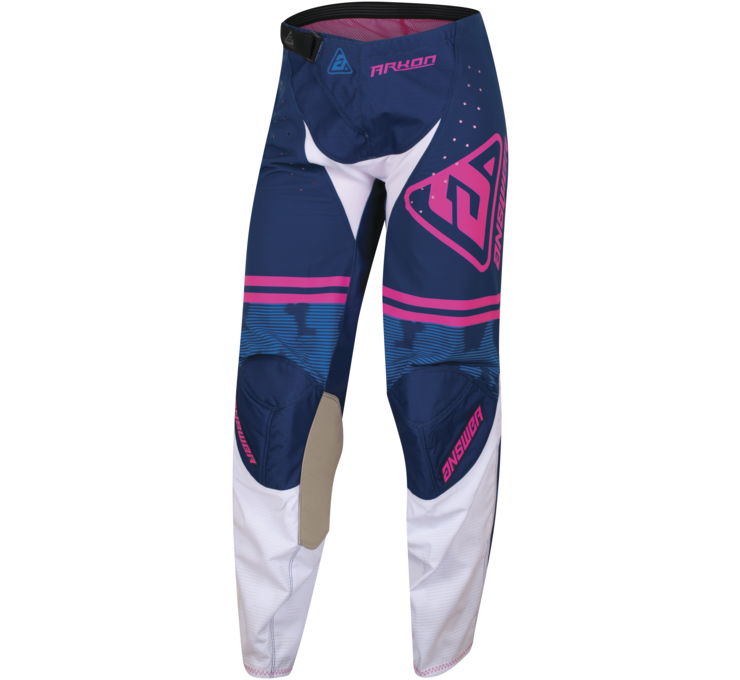 Answer 23 Arkon Trials Pant Blue/White/Magenta Youth Size - 20 - 447614