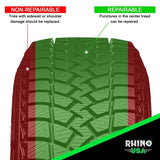 Rhino USA Tire Repair Plug Kit, 86 Pieces - Rhino USA