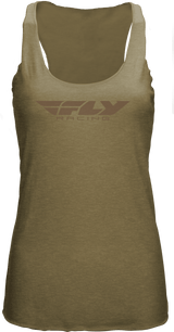 Women'S Fly Corporate Tank Olive 2X