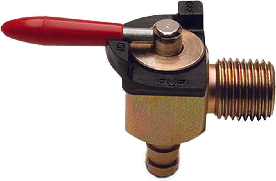 12-0085 Motion Pro Fuel Valve 90 Degree 1/4 Inch Npt X 1/4 Inch Barb Vitton Seal - RV and Auto Parts