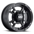 ITP SS 112 9x8 / 4x110 BP / 3+5 Offset Black Wheel - ITP