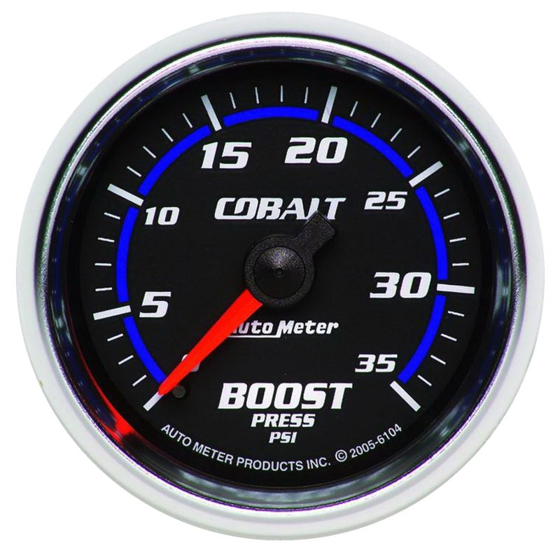 Autometer Cobalt 52mm 0-35 psi Mechanical Boost Gauge - 6104