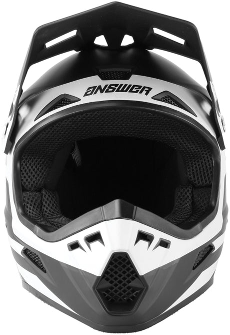 Answer AR1 Sweep Helmet Black/White Youth - Medium - Answer