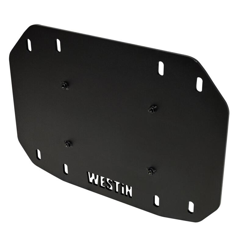 Westin 18-25 Wrangler JL Spare Tire Delete Plate - Tex. Blk - Westin