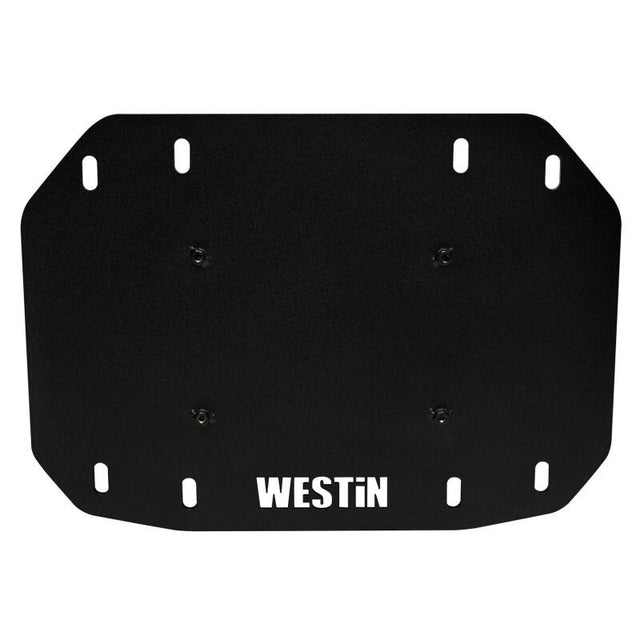 Westin 18-25 Wrangler JL Spare Tire Delete Plate - Tex. Blk - Westin