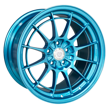 Enkei NT03+M 18x9.5 5x114.3 40mm Offset 72.6mm Bore Emerald Blue Wheel MOQ 40 - 3658956540EB