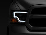 Raxiom 09-18 Dodge RAM 1500 LED Bar Headlights- Black Housing (Clear Lens) - R117803