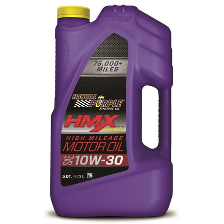 Royal Purple HMX Premium Synthetic High Mileage 10W-30 Motor Oil - 5 Quart - RV and Auto Parts