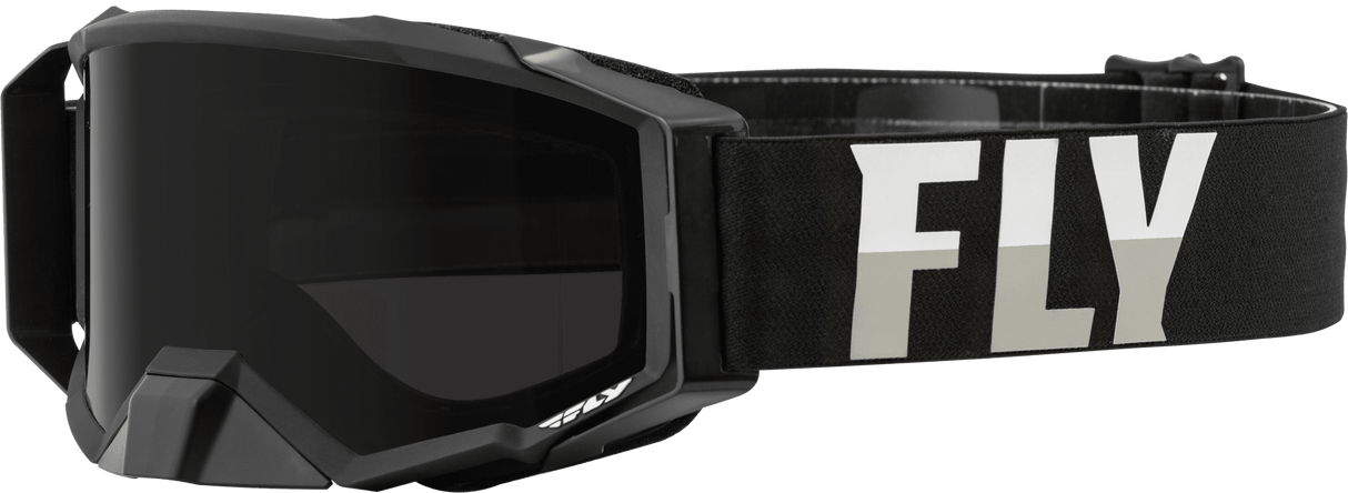 Zone Pro W/C Goggle Blk/White W/Dark Smoke Hydro Lens