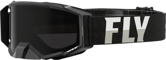 Zone Pro W/C Goggle Blk/White W/Dark Smoke Hydro Lens