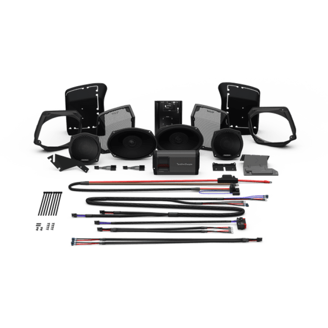 Rockford Fosgate 1998-2013 Harley Davidson Street Glide Stage 3 Audio Kit - RV and Auto Parts