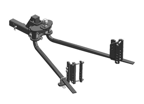 BXW1275 Blue Ox 2 Point Weight Distribution Hitch with Sway Control, 1200 lb capacity, ensures towing stability and safety.
