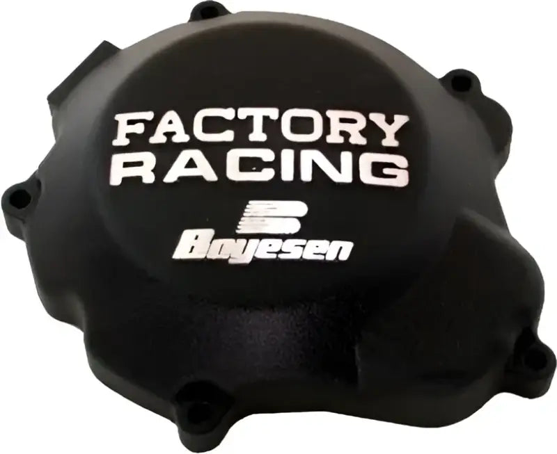 BOYESEN Factory Racing Ignition Cover Black for Powersports