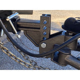 Blue Ox BX88371 single pull immobilizer 2' kit attached to a towing setup for maximum security and stability.