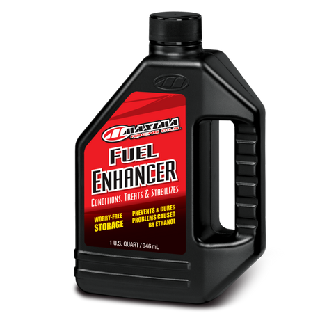 Maxima Fuel Enhancer - 32oz bottle with red and black label.