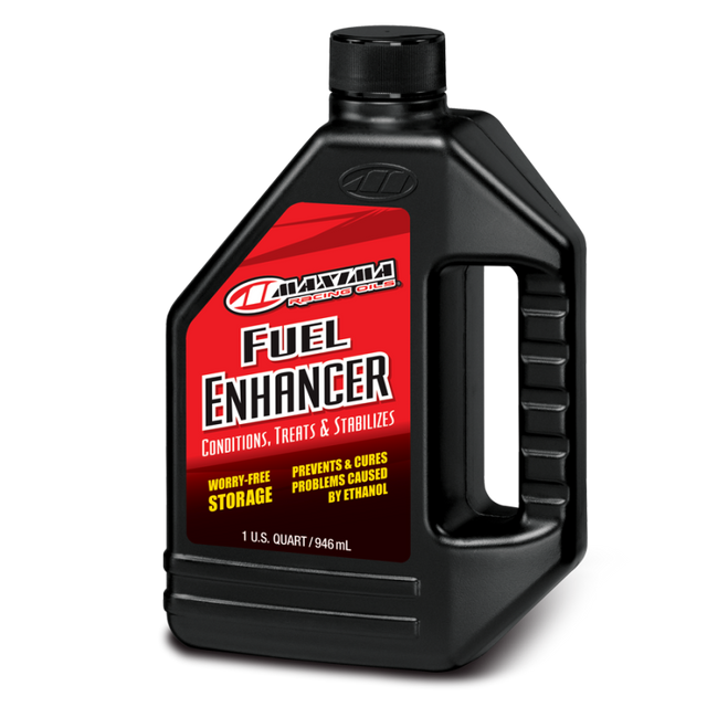 Maxima Fuel Enhancer - 32oz bottle with red and black label.