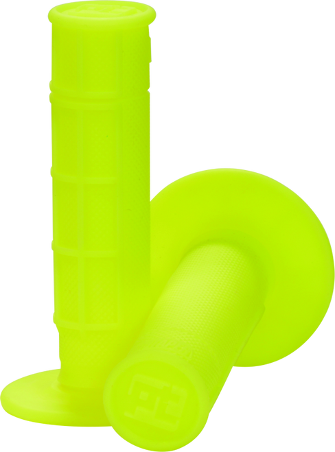 ProTaper 1/2 Waffle Grips - Neon Yellow - 024039