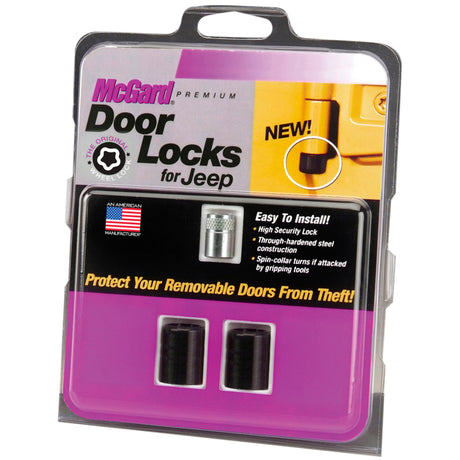 McGard 97-06 Jeep Wangler TJ / Unlimited LJ 2-Door Lock Set - (2 Locks) - 76058