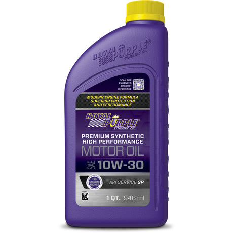 Royal Purple Premium Synthetic High Performance Multi-Grade 10W-30 Motor Oil - 1 Quart - RV and Auto Parts